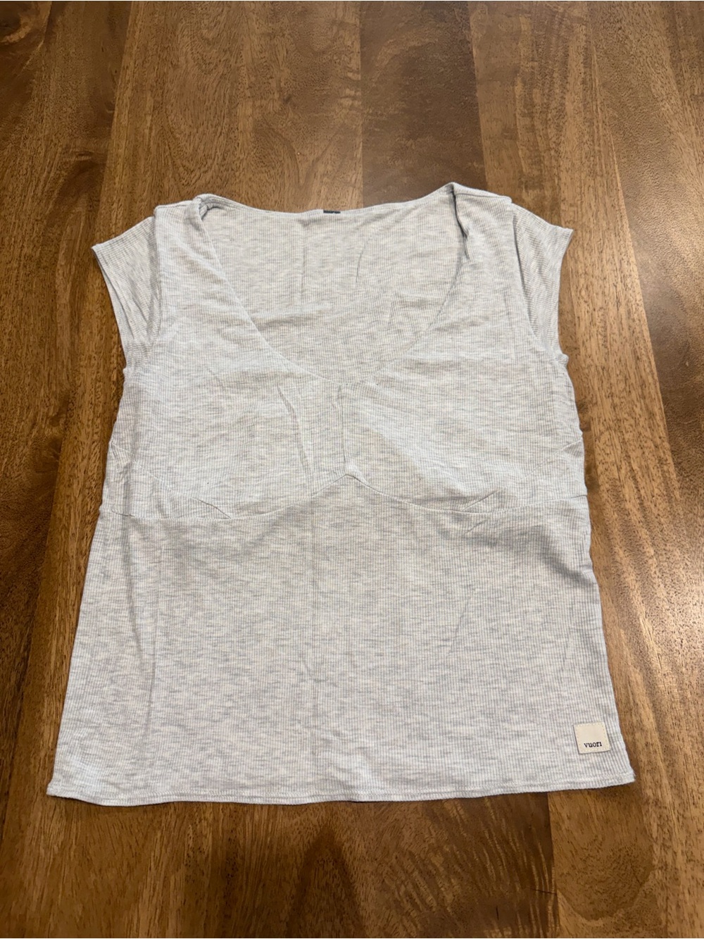 Vuori Light Blue Ribbed Tank Top